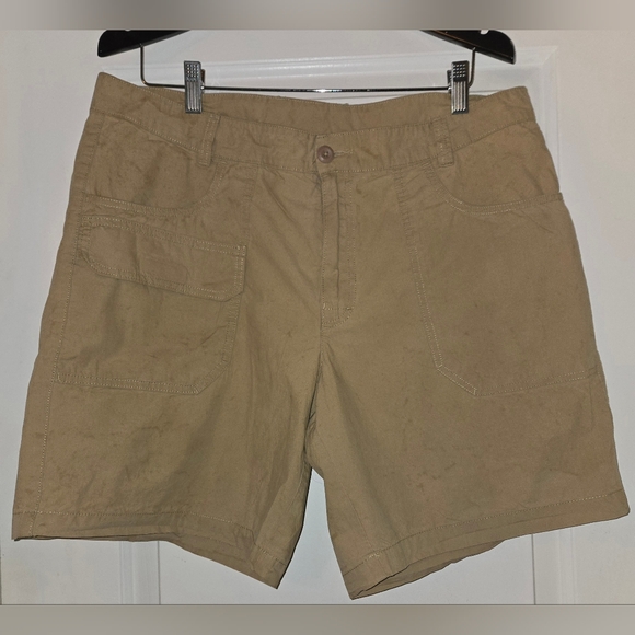 Columbia Men's Kahaki Tan Cargo Hiking Shorts, 36W 8L - Picture 1 of 3